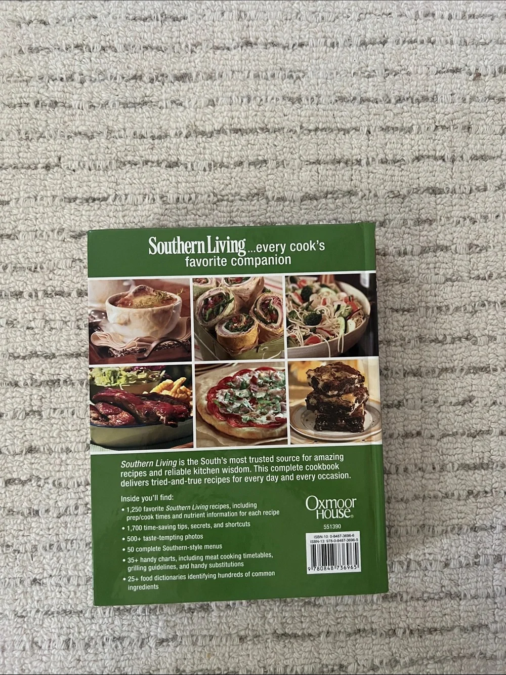 Southern Living At Home Cookbook - Blue & Green Cover